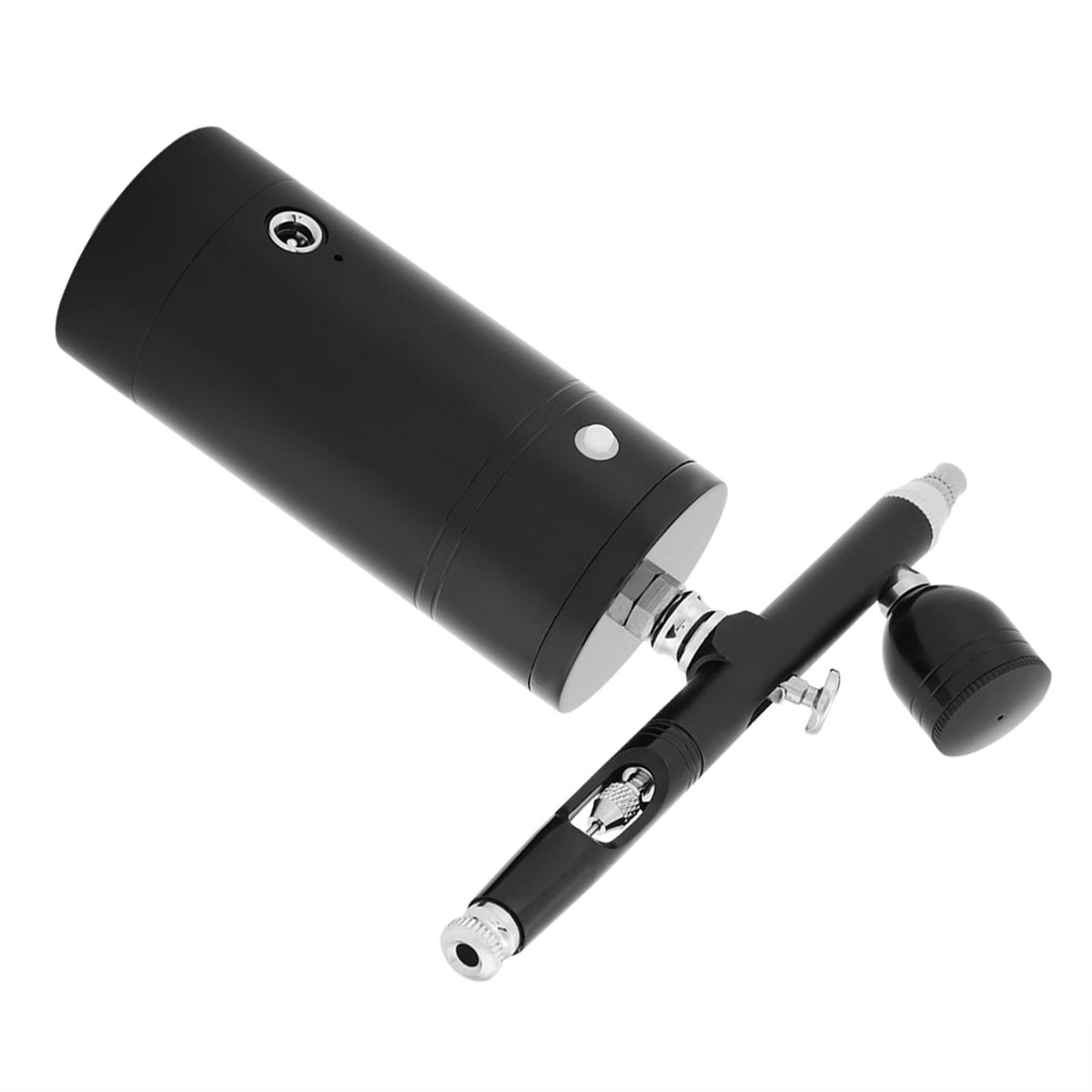0.3mm Black Mini Air Compressor Spray Gun Airbrush Set 7CC Capacity Set USB Powered 8.4V