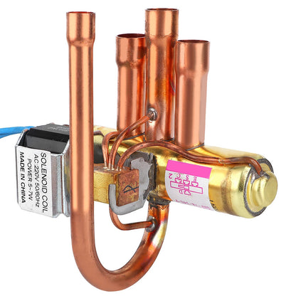 Air Conditioning Four way Reversing Valve Refrigeration Service Maintenance Accessory (1.5P-2P)