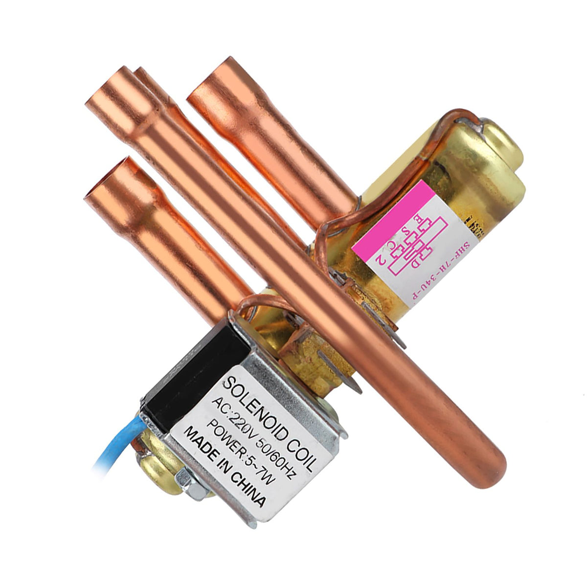 Air Conditioning Four way Reversing Valve Refrigeration Service Maintenance Accessory (1.5P-2P)