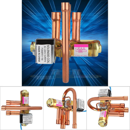 Air Conditioning Four way Reversing Valve Refrigeration Service Maintenance Accessory (1.5P-2P)