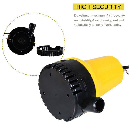 12V Micro DC Immersible Submersible Agricultural Irrigation Bilge Electric Water Pump