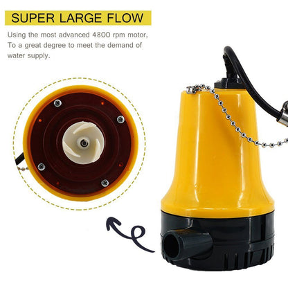 12V Micro DC Immersible Submersible Agricultural Irrigation Bilge Electric Water Pump