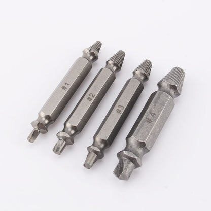 Double Side Drill Out Damaged Screw Extractor Out Remover Handymen Broken Bolt Stud Removal Too