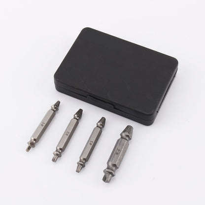 Double Side Drill Out Damaged Screw Extractor Out Remover Handymen Broken Bolt Stud Removal Too
