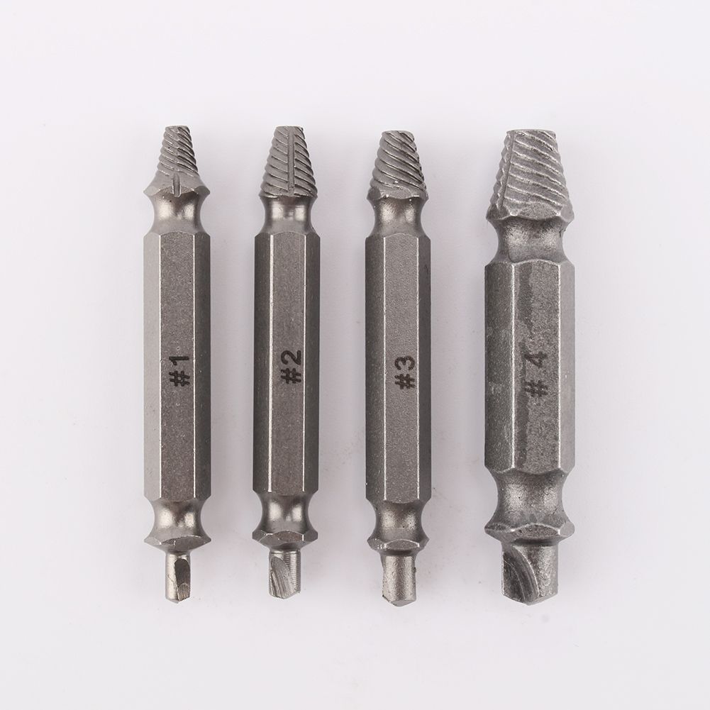 Double Side Drill Out Damaged Screw Extractor Out Remover Handymen Broken Bolt Stud Removal Too