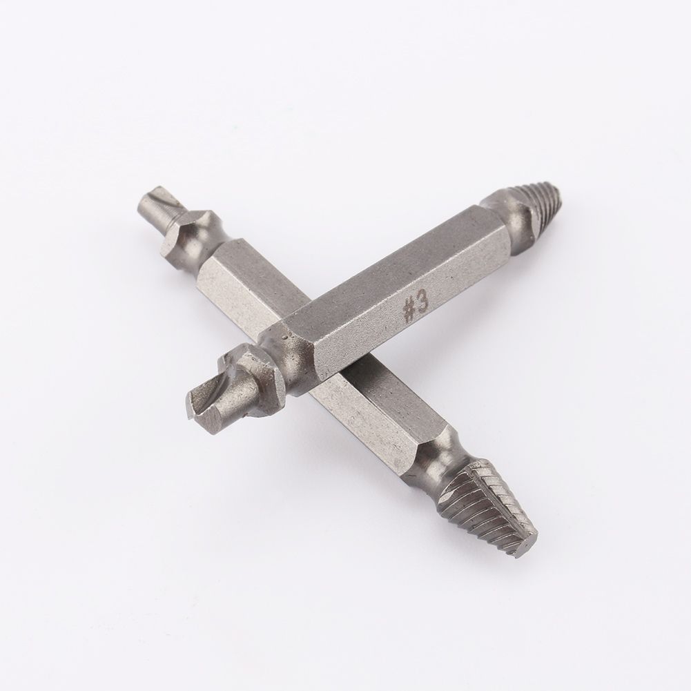 Double Side Drill Out Damaged Screw Extractor Out Remover Handymen Broken Bolt Stud Removal Too