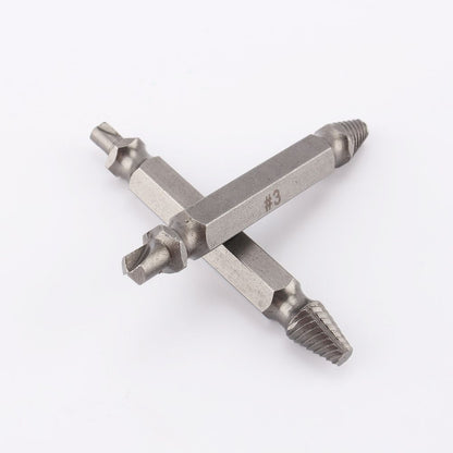 Double Side Drill Out Damaged Screw Extractor Out Remover Handymen Broken Bolt Stud Removal Too