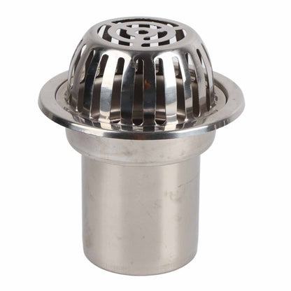 Roof Floor Drain Stainless Steel Non Blocking Balcony Outdoor Rain Bucket Drainage Parts Round 5in