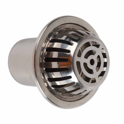 Roof Floor Drain Stainless Steel Non Blocking Balcony Outdoor Rain Bucket Drainage Parts Round 5in