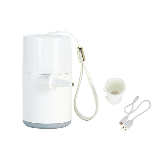 USB Charging Air Pump Camping Light Outdoor Mini Inflatable Pump White