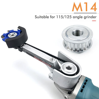 Angle Grinder to Carving Tool Adapter with Wood Carving Disc for Woodworking Grooving Sculpting Shaping Compatible with Multiple Grinder Models (Angle Grinder-Router Adapter (M10))