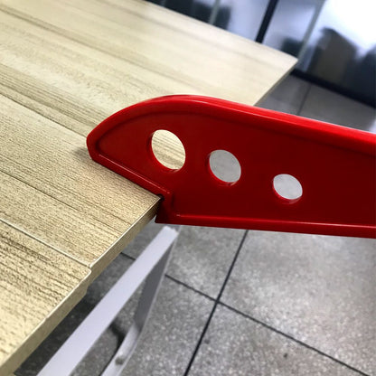 Woodworking Push Stick Safety Pusher for Table Saw Jointer Router, Ergonomic Handle with Anti-Slip Grip and Hanging Holes, Essential Woodshop Accessory for Safe Feeding of Timber and Narrow Stock (Red, 1PCS)