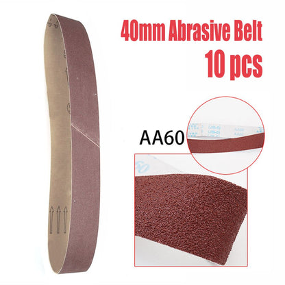 Angle Grinder Belt Sander Attachment Metal Bracket with Three Roller Support for Pipe Tube 360 Degree Sanding Polishing Woodworking Metalworking (Round Tube Sander (US Thread))