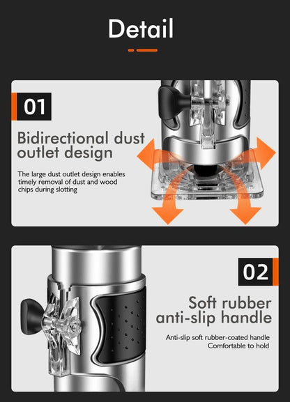 Transparent Router Base Protective Cover with Adjustable Knobs and Dust Port for Woodworking Trimming and Slotting, Compatible with Multiple Router Models, Clear PP Tool Accessory (Fully Transparent, 5.4mm)