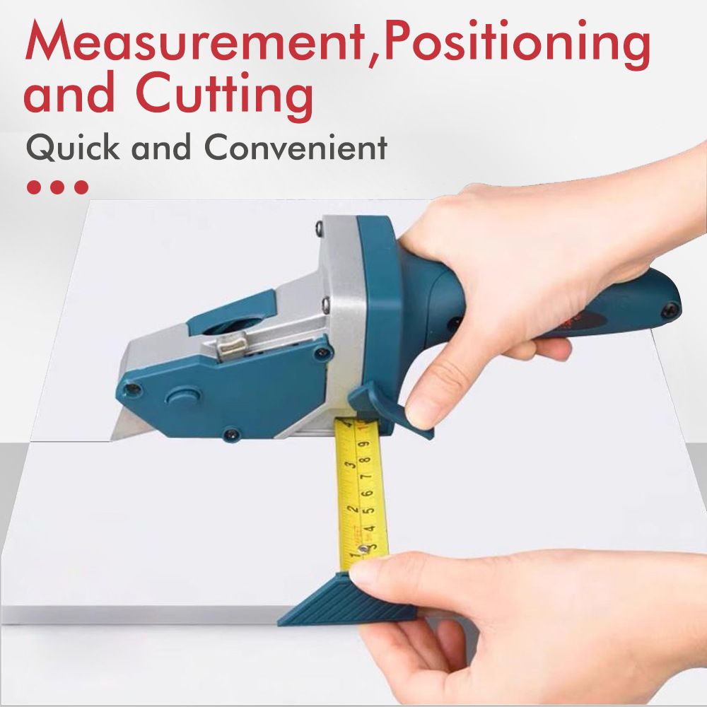 Multifunctional Gypsum Board Cutter with Measuring Tape and Marking Pencil, Gun-Style Handheld Tool for Cutting Drywall, Foam Board, KT Board and Cardboard in Renovation and DIY Craft Projects (Drywall Cutter (with 5 Blades))