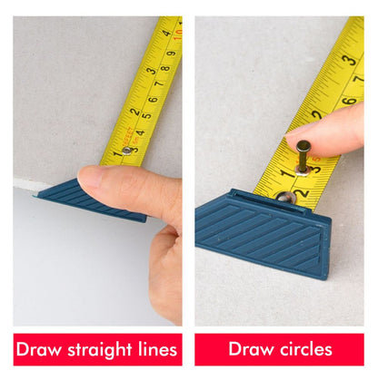 Multifunctional Gypsum Board Cutter with Measuring Tape and Marking Pencil, Gun-Style Handheld Tool for Cutting Drywall, Foam Board, KT Board and Cardboard in Renovation and DIY Craft Projects (Drywall Cutter (with 5 Blades))