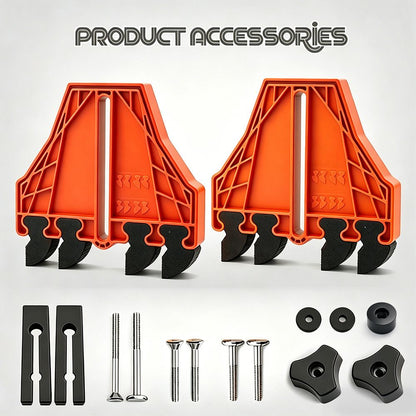 Versatile Woodworking Featherboard with EVA Pressure Teeth for Table Saws, Router Tables, and Band Saws, Enhancing Safety and Precision in Wood Cutting Tasks (Orange, 1PCS)