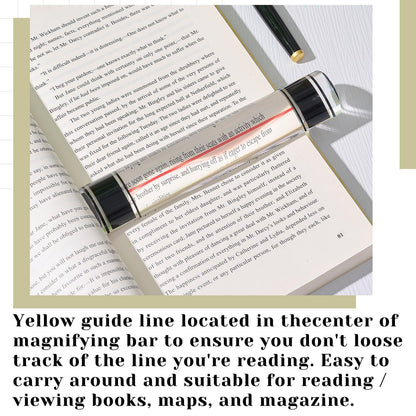 Magnifer with line and Magnet - 6 inch (Line Magnifier)