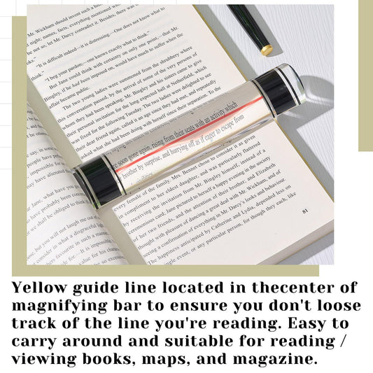 Magnifer with line and Magnet - 6 inch (Line Magnifier)