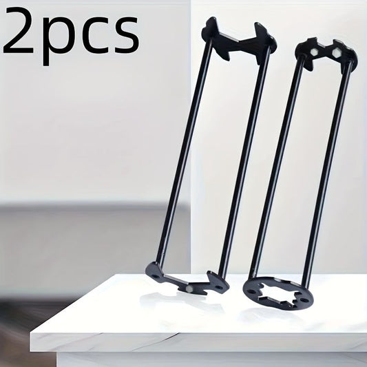 2pcs Bathroom Sink Faucet Installation and Repair Socket Wrench Set, Four-Claw Hexagonal Tool for Tight Spaces, Easy Plumbing Angle Valve Removal Tool 2pcs