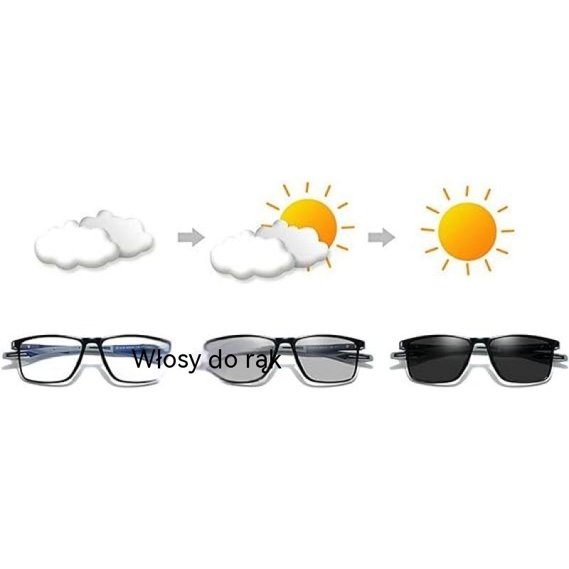 Photochromic sports glasses men and women outdoor sports non-slip anti-ultraviolet Safety glasses（1 pcs）