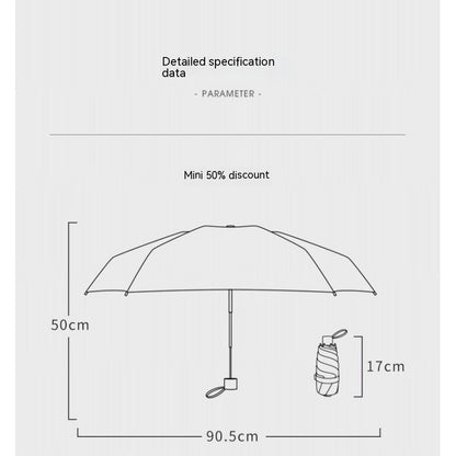 Luxury Women Umbrellas Anti UV Parasol Fashion Sun Protection Small Umbrella Vinyl Windproof Rain Umbrella Umbrellas for Rain