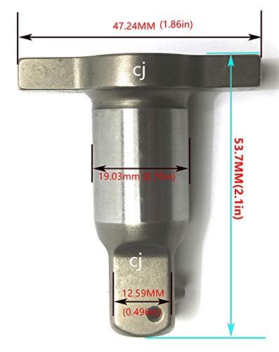 N415874 1/2 Anvil Fits Cordless Impact Wrench Kit,Detent Pin Anvil,Driver Spindle Hammer Block For Impact Wrench