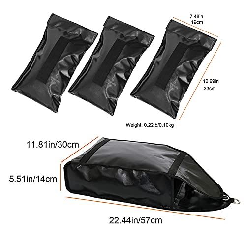 Running Weight Bag Speed Training Sandbag Adjustable Weight Sled Running Training Used for Sprinters with 3 Weight Sandbags