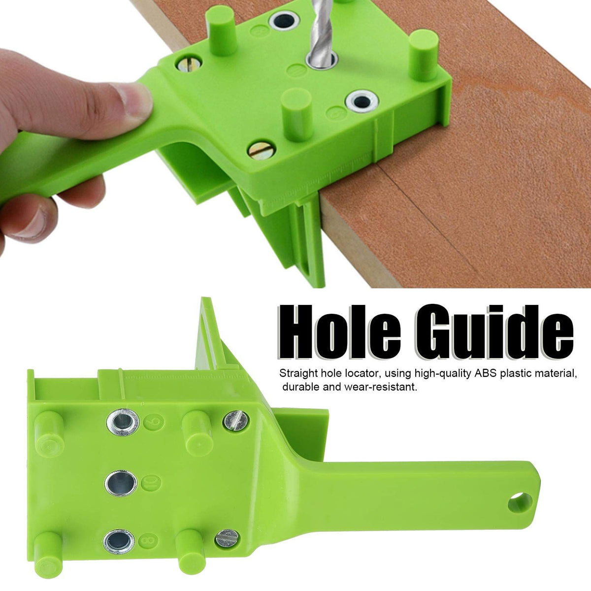 8Pcs/Set Woodworking Dowel Jig Kit, Self Centering Doweling Jig Wood Board Connection Drill Locator Drilling Guide Tools