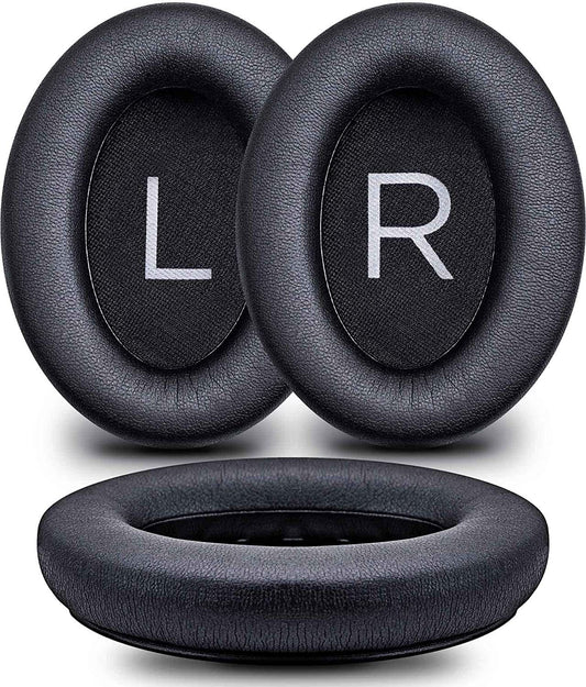 Replacement Earpads for Noise Cancelling Wireless Headphones,Ear Pads Cushions with Softer Leather,High-Density Noise