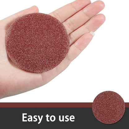 100PCS 3 Inch Sanding Discs, Hook and Loop Sanding Disc 80-3000 grit Sandpaper Assortment for Drill Sander Grinder Rotary Tools
