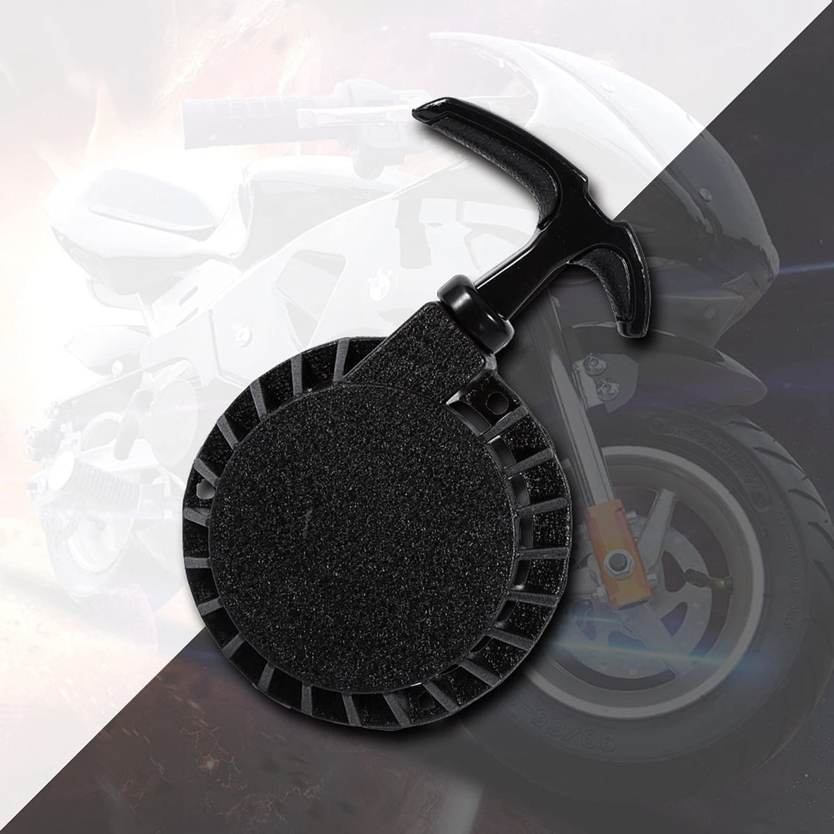 Easy Pull Starter Parts Mini Motorcycle 2-Punch Hand Puller Engine Starter Ignition Switch Small Off Road Hand Puller