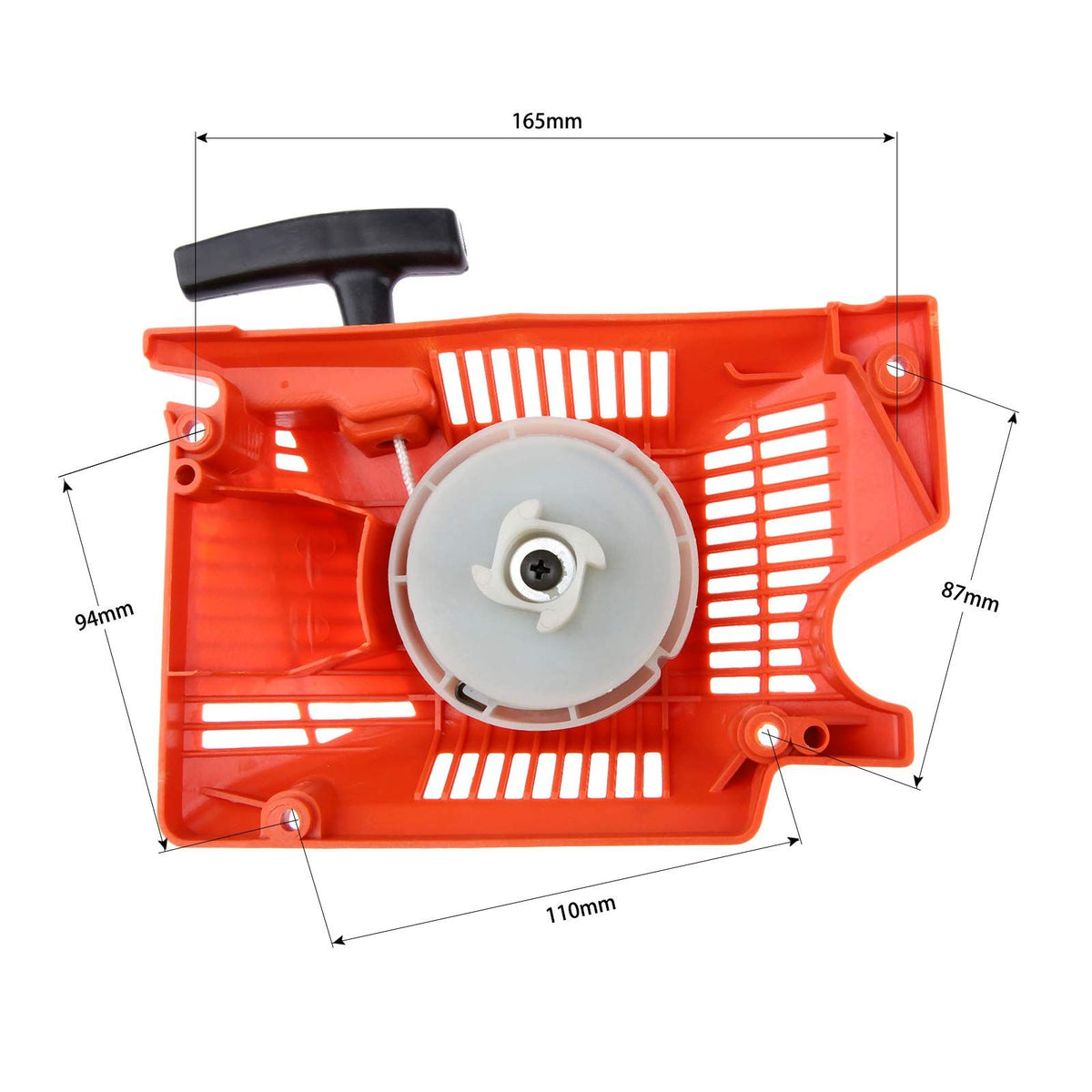 45cc 52cc 58cc Chainsaw Parts Single Recoil Pull Starter Assembly Spares for Chinese chainsaw 4500/5200/5800