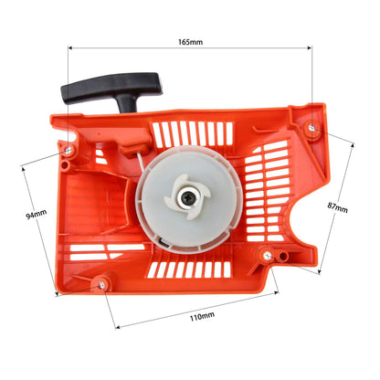 45cc 52cc 58cc Chainsaw Parts Single Recoil Pull Starter Assembly Spares for Chinese chainsaw 4500/5200/5800