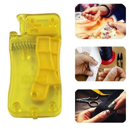 Crafting Tools,Easy to use Plastic Crafting Hand Sewing Home Supplies Assistance Needle Threader Automatic Threader