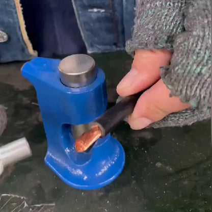 Quick Cable Crimpers Crimp Tool,Hammer Crimping Tool Battery Terminal Wire Welding Cable Crimping Pliers with Spring Loaded