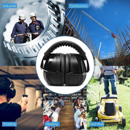 Soundproof Earmuffs Noise Canceling Hearing Protection Headphone Adjustable Defender Noise Reduction Earplug