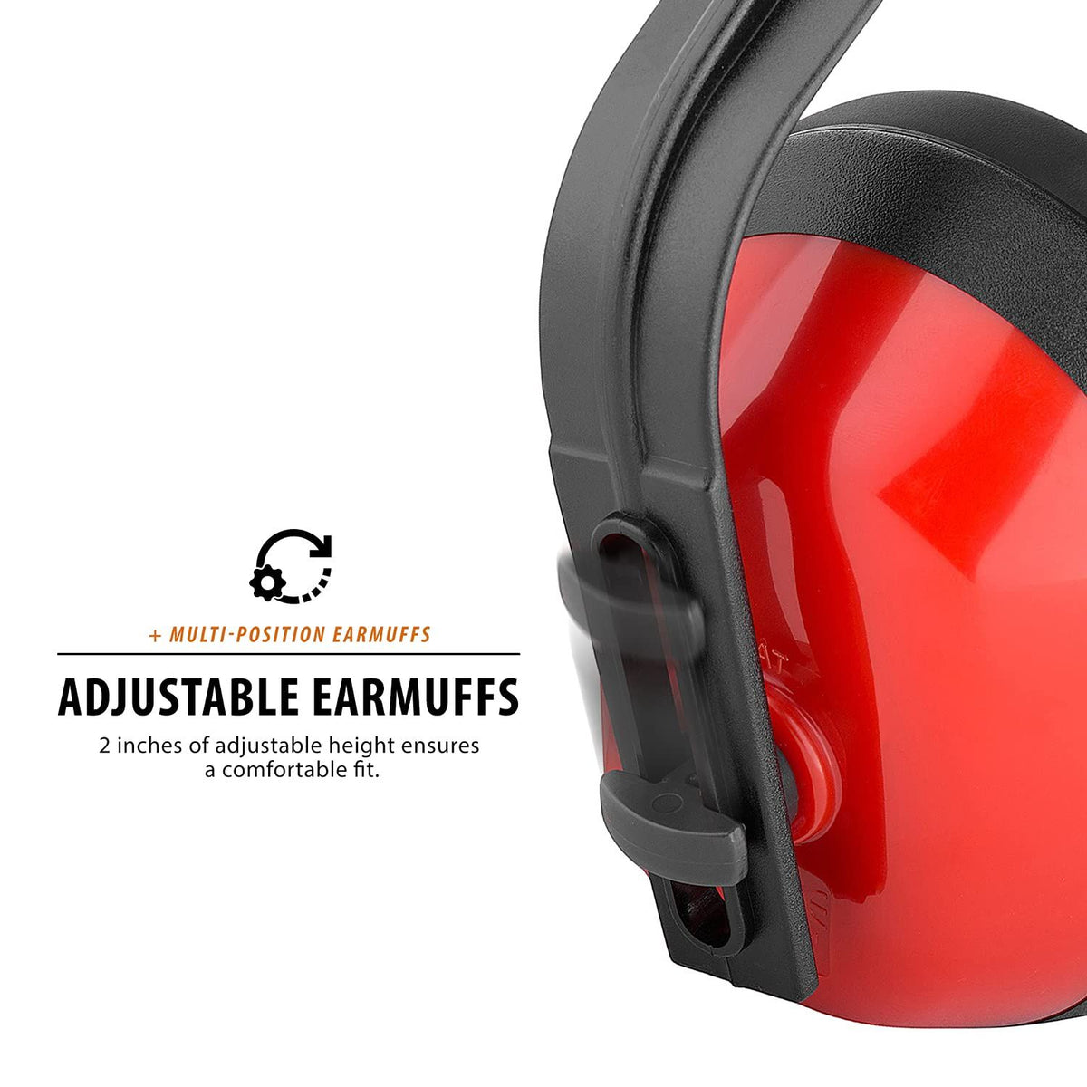 Canceling Hearing Protection Headphone Adjustable defender Noise Reduction Earplug Industrial Safety Ear Muff,  (1-Pack)