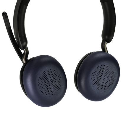 Ear pads - Replacement Ear Cushion Cover Compatible withOn-Ear Wireless Headset,Softer Protein Leather (Blue)
