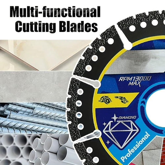 Multi-Purpose Saw Blades : Cut Through Anything for Unmatched Power and Precision, 4.5" Diamond Cutting Blades, Heavy Duty Angle Grinder Discs for Cutting Marble Quartz Stone Tile Metal Plastic