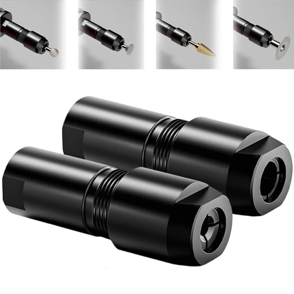 Adapter,  Angle Grinder Conversion Kit for Converting 100-Type Grinder to Straight Grinder, Drill Chuck Adapter Tool for 6mm and 3mm Bits