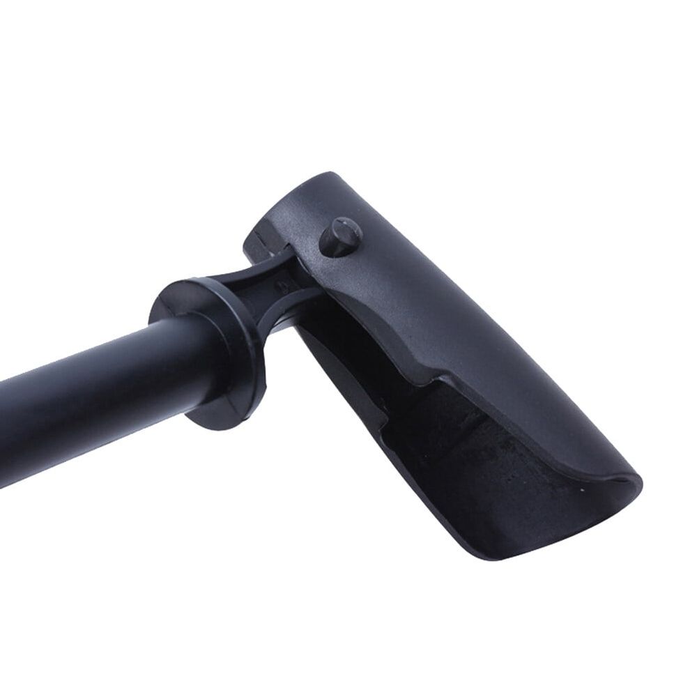 Portable Black Compact Bike Air Pump with Flexible Hose for Tires, Sports , and Inflatable Gear