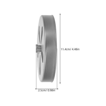 Plated Silver Iron Stove Pipe Flue Hole Cover for Home Heating Systems with Adjustable Airflow Control