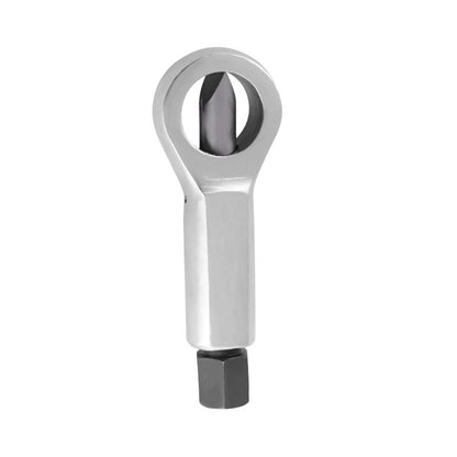 Durable Metal Nut Crusher Tool, Plated Silver, High Torque for Rusted Nuts