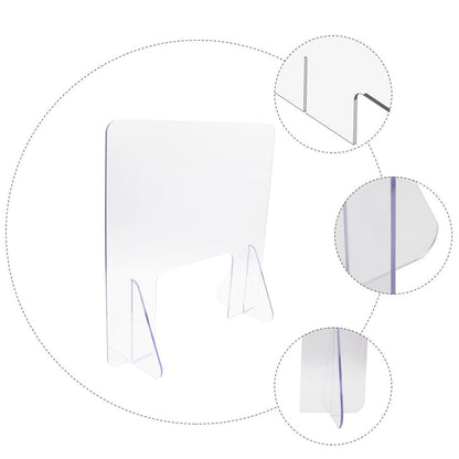 Clear Sneeze Guard Board for Countertop Protective Shield for Safe Interaction