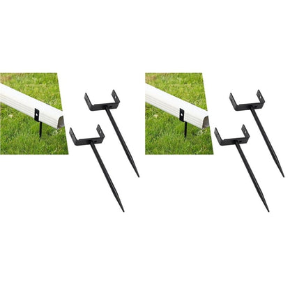 Rainwater Downpipe Support - Heavy duty Adjustable Size, Anti rust Anchor for Pipe Support, Easy to Install (4-piece Set)