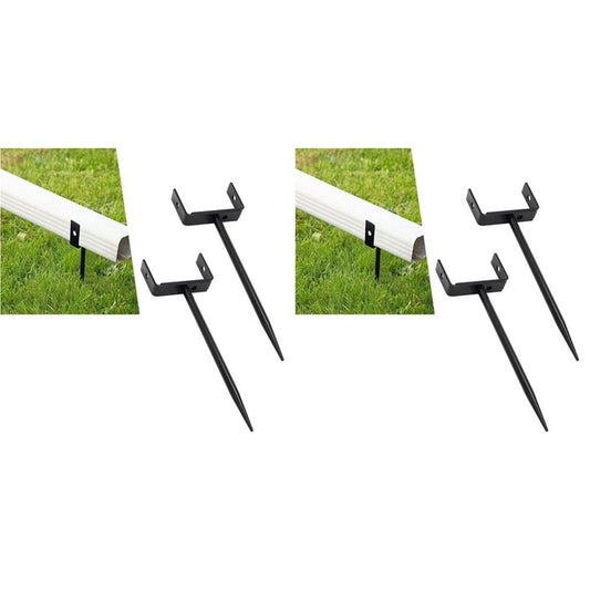 Rainwater Downpipe Support - Heavy duty Adjustable Size, Anti rust Anchor for Pipe Support, Easy to Install (4-piece Set)