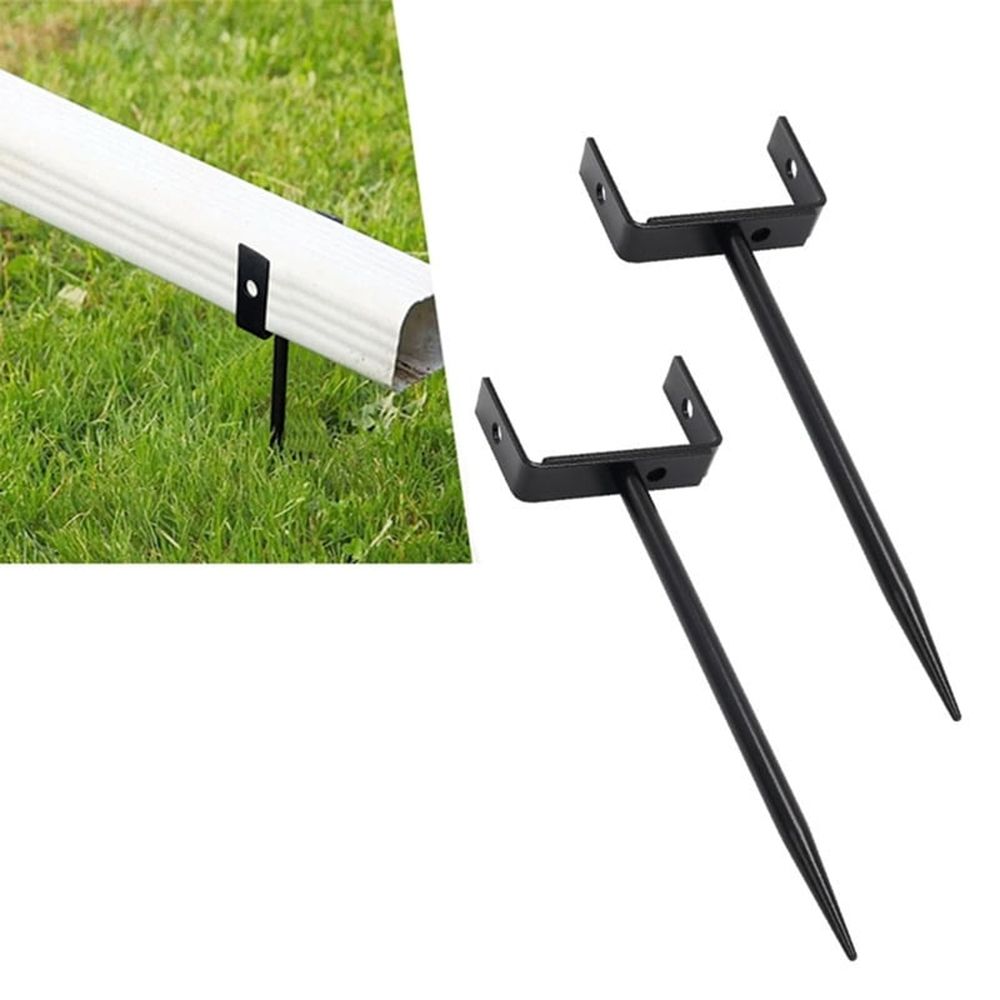 Rainwater Downpipe Support - Heavy duty Adjustable Size, Anti rust Anchor for Pipe Support, Easy to Install (4-piece Set)