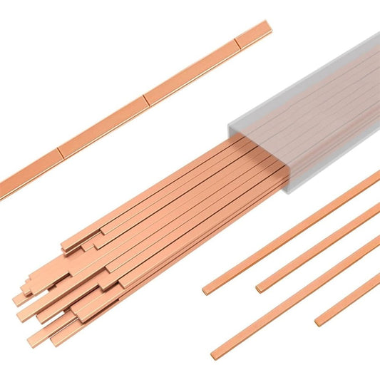 15% Silver Brazing Rods,Silver Solder HVAC Welding Rod Kit, 80 Pcs 10 Inch Flux Coated Brazing Rods for Copper