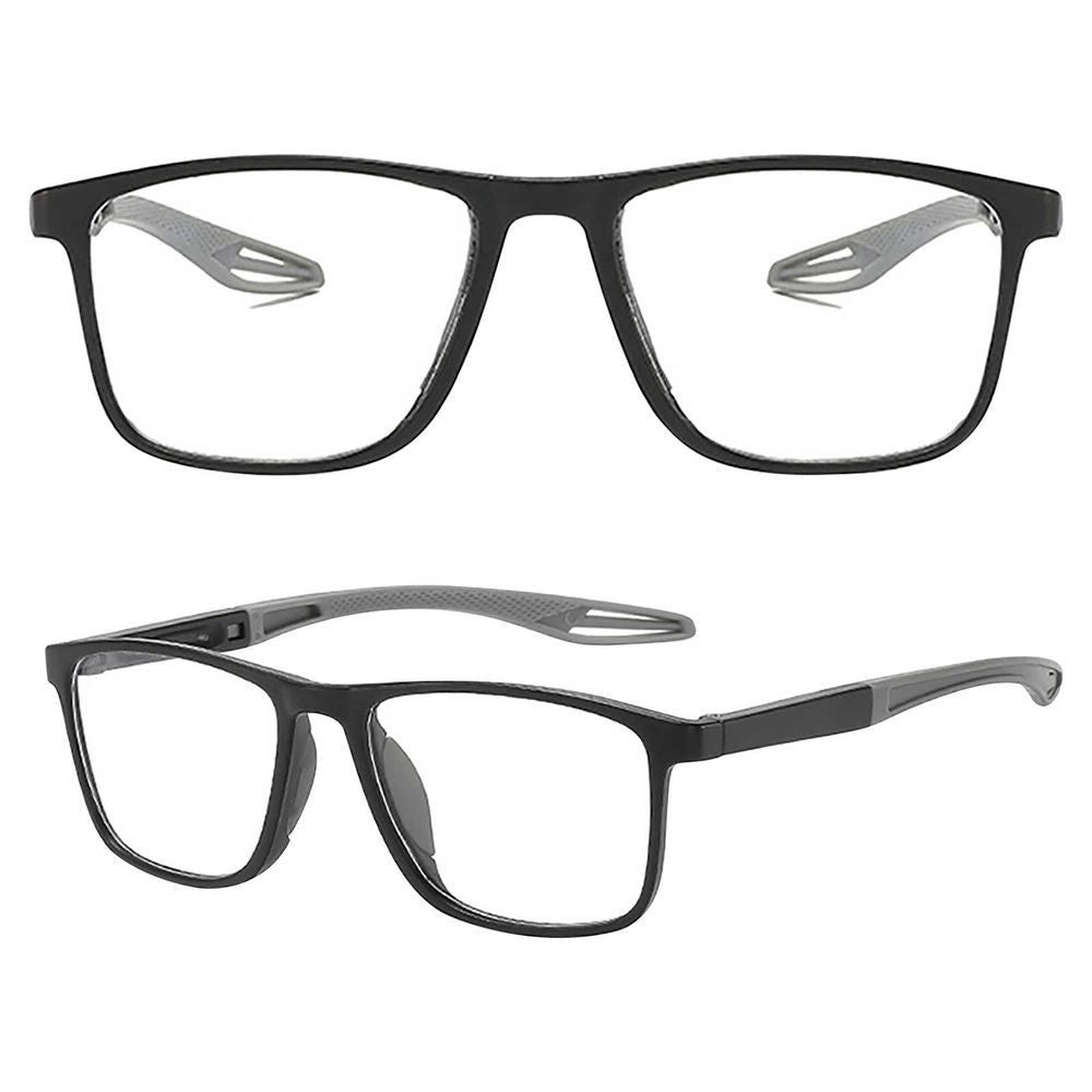 Sport Intelligent Photochromic Bifocal Reading Glasses Multi Focus Blue Light Blocking Presbyopia Glasses with Nose Pads for Men Women